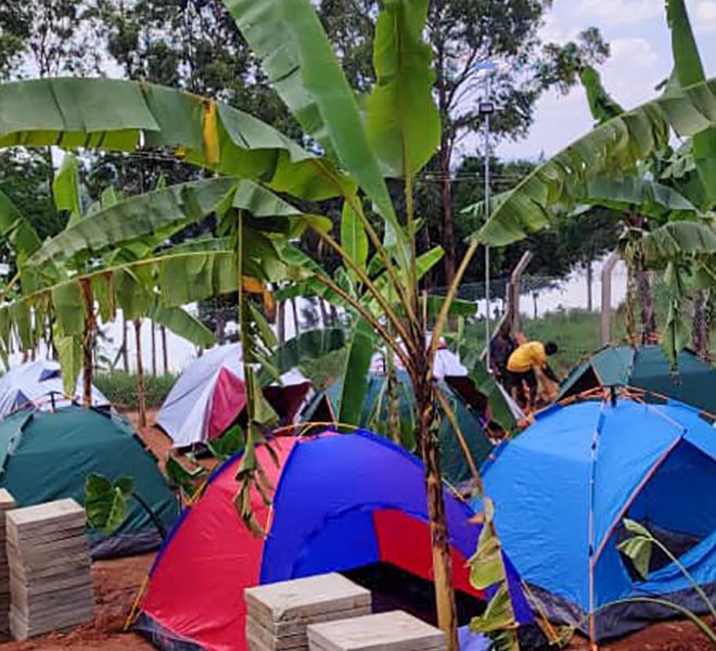 Space for camping with your own tent in jinja uganda